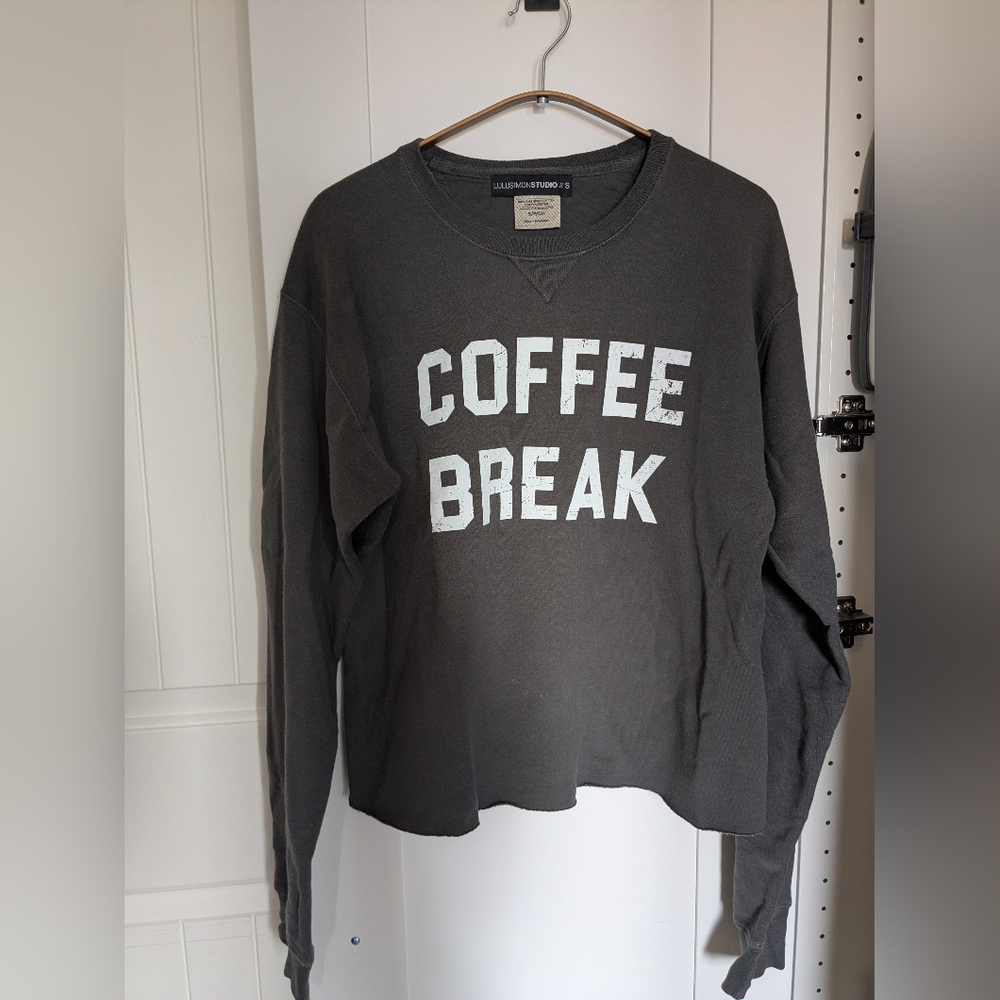 Vici Gray Coffee Break Women's Sweatshirt